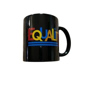 ICUP “EQUALITY” black coffee mug